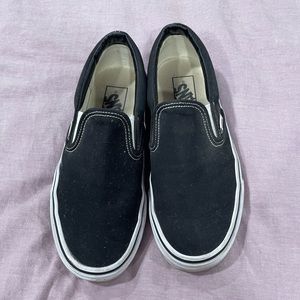 Vans Black Slip on